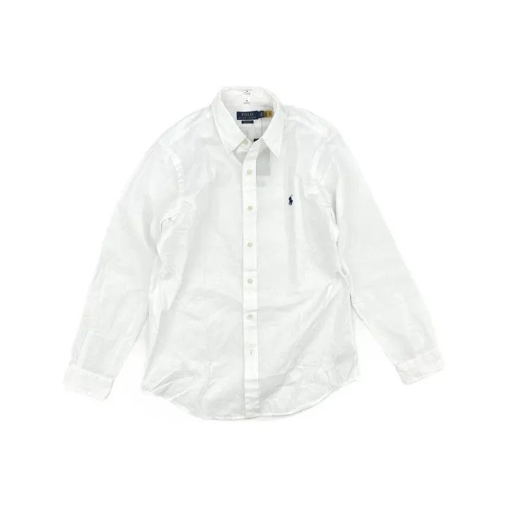 Polo Ralph Lauren Polo Ralph Lauren Solid Logo Embroidered Long-Sleeve Shirt Size US M / EU 48-50 / 2 - 2 Thumbnail