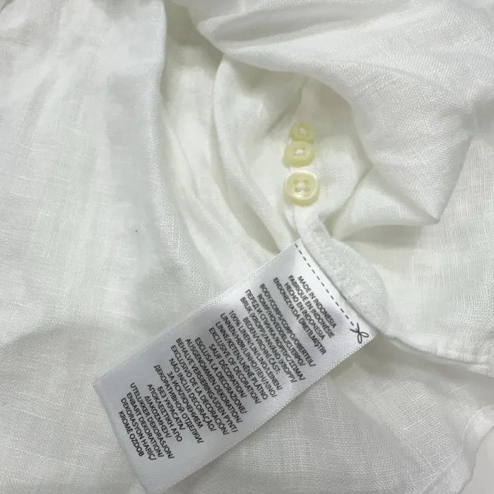 Polo Ralph Lauren Polo Ralph Lauren FW24 Logo Embroidered Linen Long-Sleeve Shirt Size US S / EU 44-46 / 1 - 5 Thumbnail