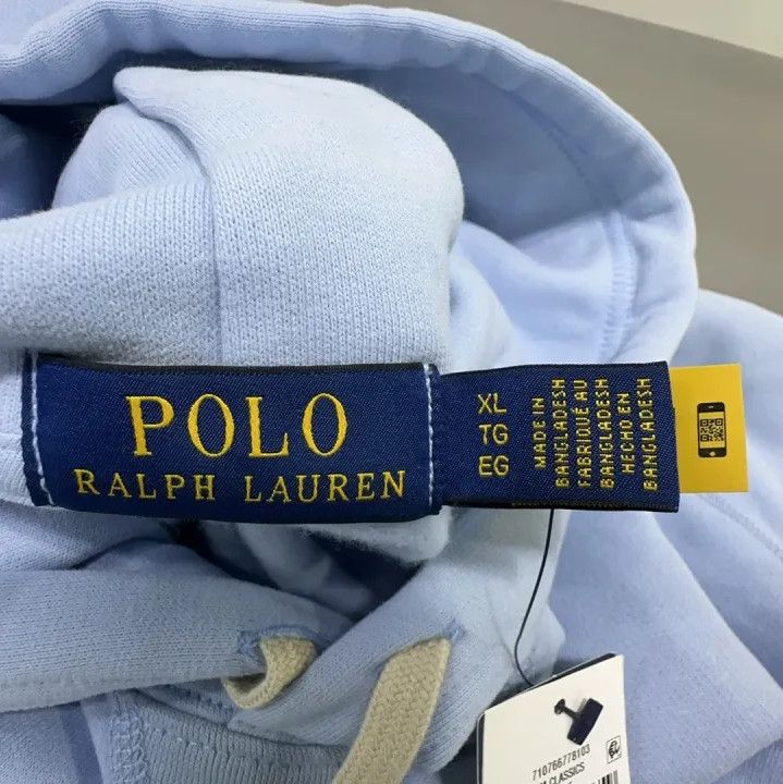 Polo Ralph Lauren Polo Ralph Lauren Men's Fleece Hooded Sweatshirt Size US XL / EU 56 / 4 - 4 Thumbnail