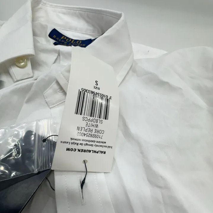 Polo Ralph Lauren Polo Ralph Lauren Men's White Long-Sleeve Button-Up Shirt Size US S / EU 44-46 / 1 - 4 Thumbnail