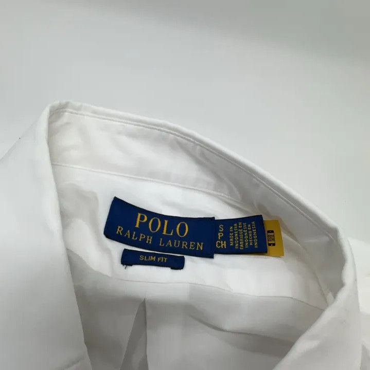 Polo Ralph Lauren Polo Ralph Lauren Men's White Long-Sleeve Button-Up Shirt Size US S / EU 44-46 / 1 - 5 Thumbnail