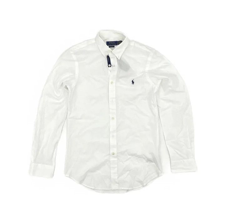 Polo Ralph Lauren Polo Ralph Lauren Men's White Long-Sleeve Button-Up Shirt Size US S / EU 44-46 / 1 - 2 Thumbnail