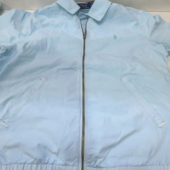 Polo Ralph Lauren Polo Ralph Lauren Solid Embroidered Zip Collar Jacket Size US L / EU 52-54 / 3 - 8 Thumbnail