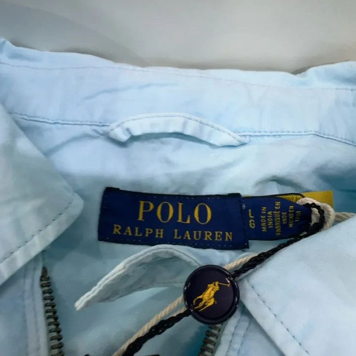 Polo Ralph Lauren Polo Ralph Lauren Solid Embroidered Zip Collar Jacket Size US L / EU 52-54 / 3 - 5 Thumbnail