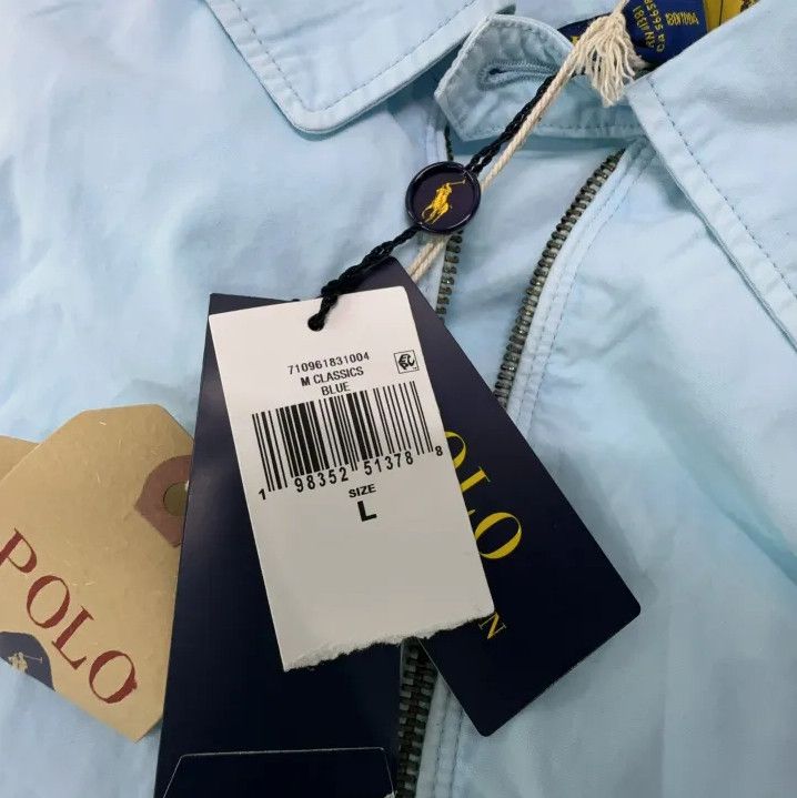 Polo Ralph Lauren Polo Ralph Lauren Solid Embroidered Zip Collar Jacket Size US L / EU 52-54 / 3 - 4 Thumbnail