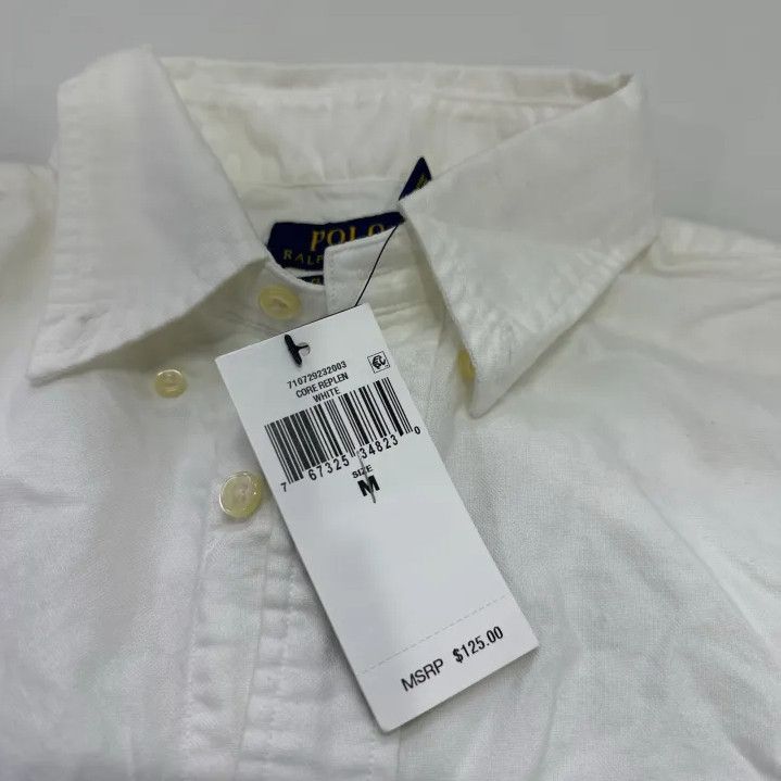 Polo Ralph Lauren Polo Ralph Lauren FW21 Logo Embroidered Oxford Long-Sleeve Shirt Size US M / EU 48-50 / 2 - 4 Thumbnail