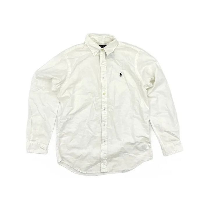 Polo Ralph Lauren Polo Ralph Lauren FW21 Logo Embroidered Oxford Long-Sleeve Shirt Size US M / EU 48-50 / 2 - 2 Thumbnail