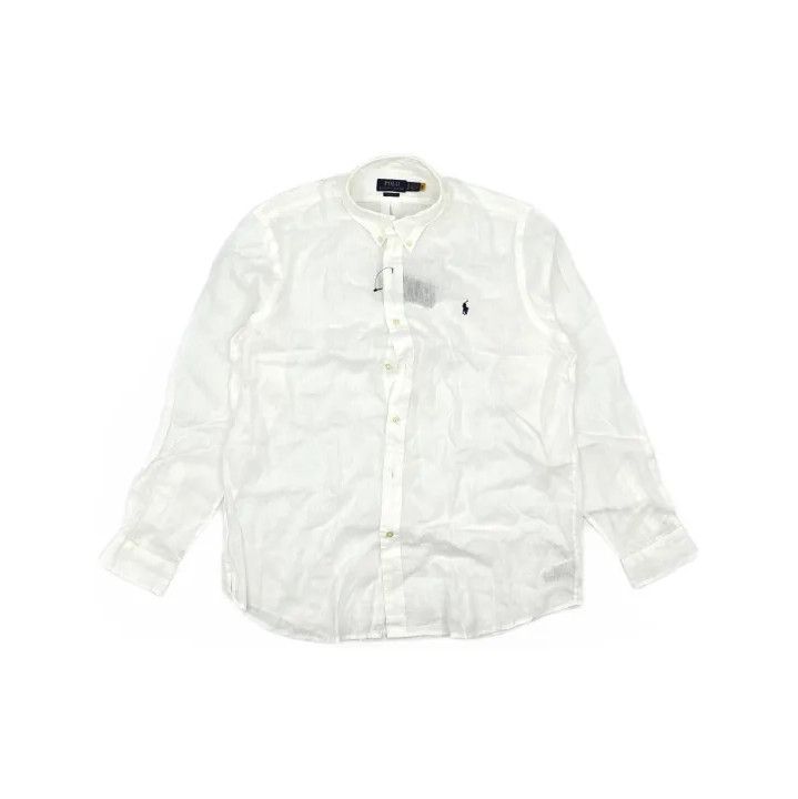 Polo Ralph Lauren Polo Ralph Lauren Linen Pony Logo Long-Sleeve Shirt Size US XL / EU 56 / 4 - 2 Thumbnail