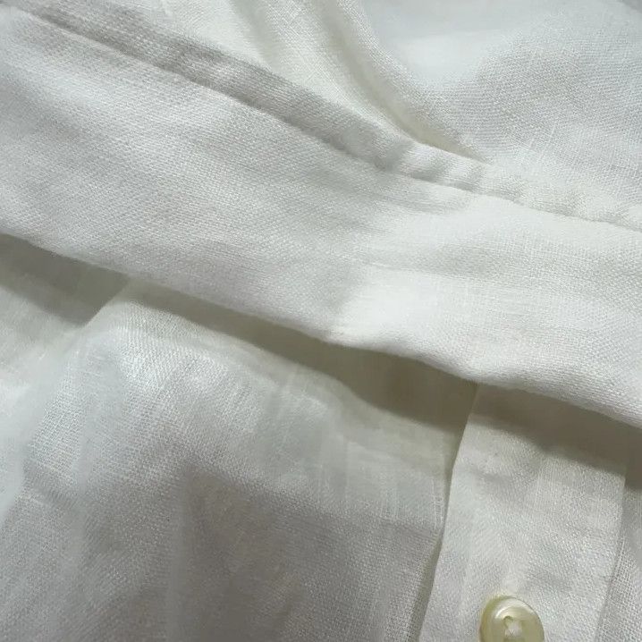 Polo Ralph Lauren Polo Ralph Lauren Linen Pony Logo Long-Sleeve Shirt Size US XL / EU 56 / 4 - 7 Thumbnail