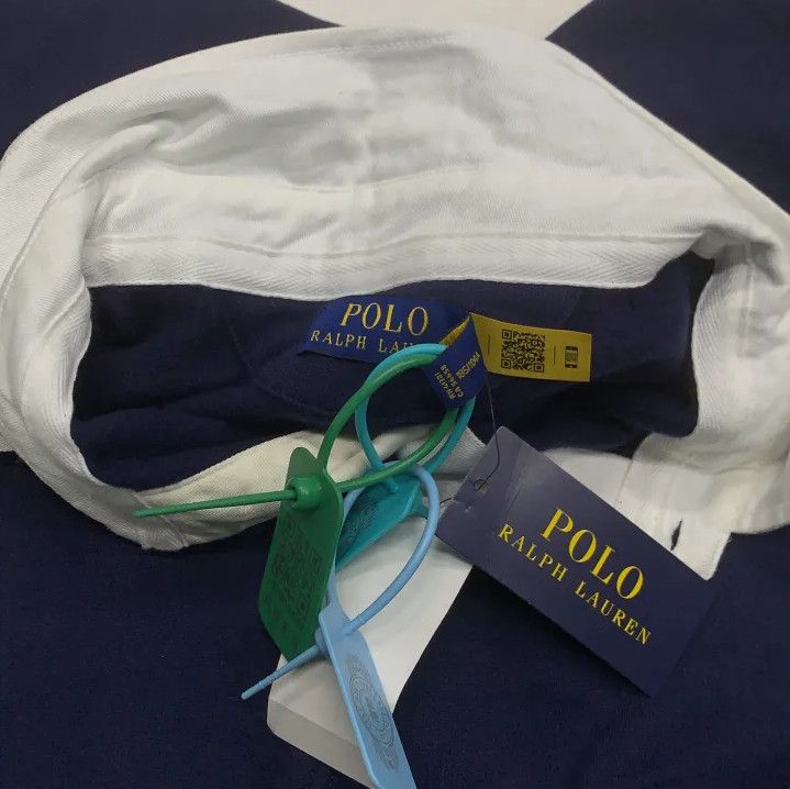 Polo Ralph Lauren Polo Ralph Lauren Colorblock Collar Logo Embroidered Long Sleeve Polo Size US XL / EU 56 / 4 - 7 Thumbnail