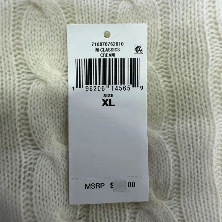 Polo Ralph Lauren Polo Ralph Lauren FW22 Cable Knit Logo Sweater Size US XL / EU 56 / 4 - 6 Thumbnail