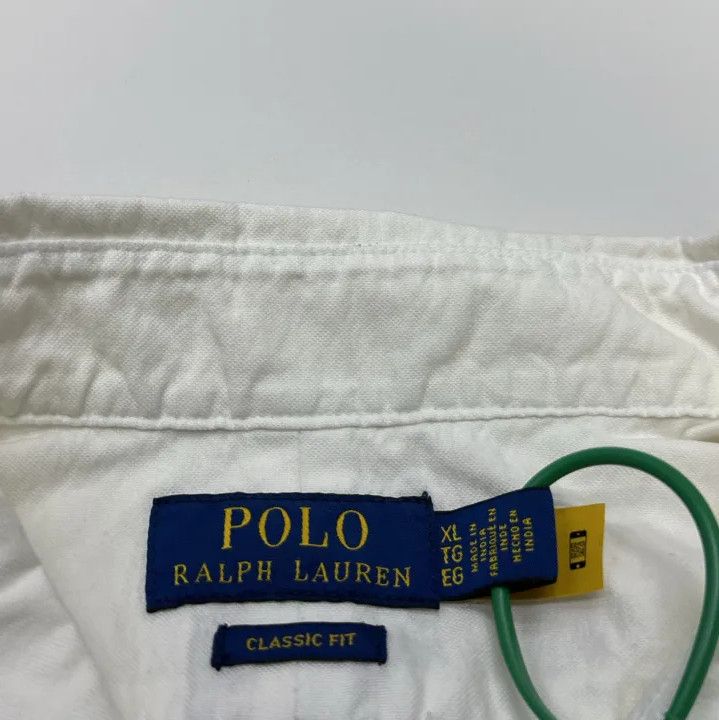 Polo Ralph Lauren Polo Ralph Lauren FW21 Logo Embroidered Oxford Shirt Size US XL / EU 56 / 4 - 2 Thumbnail