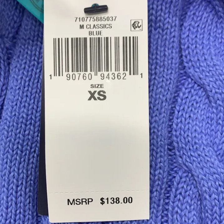 Polo Ralph Lauren Polo Ralph Lauren Cable-Knit Logo Long-Sleeve Sweater Size US XS / EU 42 / 0 - 3 Thumbnail