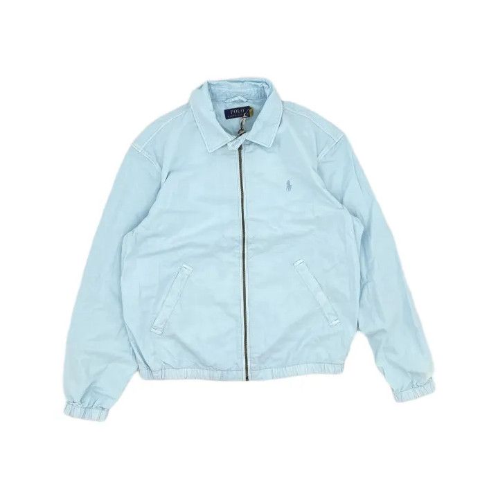 Polo Ralph Lauren Polo Ralph Lauren Solid Embroidered Zip Collar Jacket Size US M / EU 48-50 / 2 - 2 Thumbnail