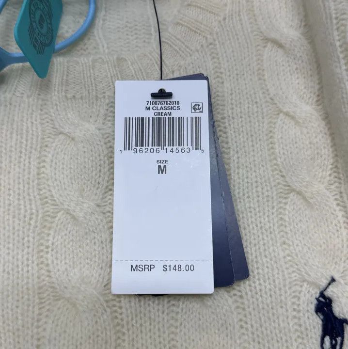 Polo Ralph Lauren Polo Ralph Lauren FW22 Cable-Knit Logo Sweater Size US M / EU 48-50 / 2 - 3 Thumbnail