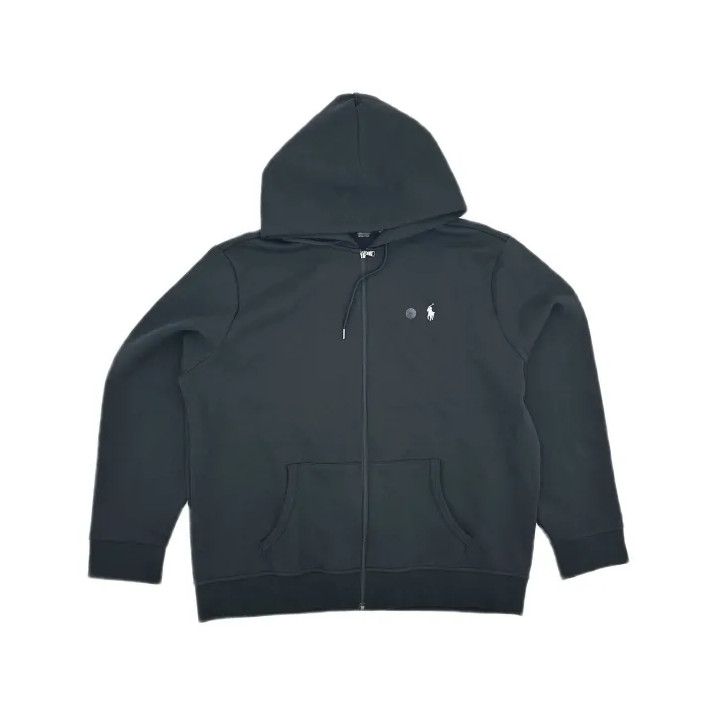 Polo Ralph Lauren Polo Ralph Lauren Solid Embroidered Logo Zip Hoodie Size US XXL / EU 58 / 5 - 2 Thumbnail