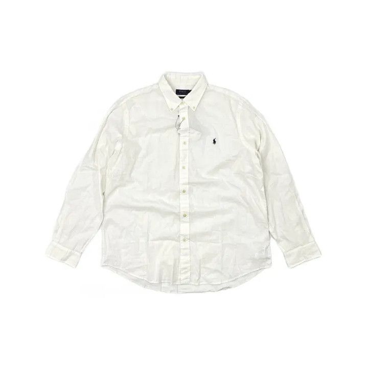 Polo Ralph Lauren Polo Ralph Lauren Pony Logo Long-Sleeve Button-Up Shirt Size US XL / EU 56 / 4 - 2 Thumbnail