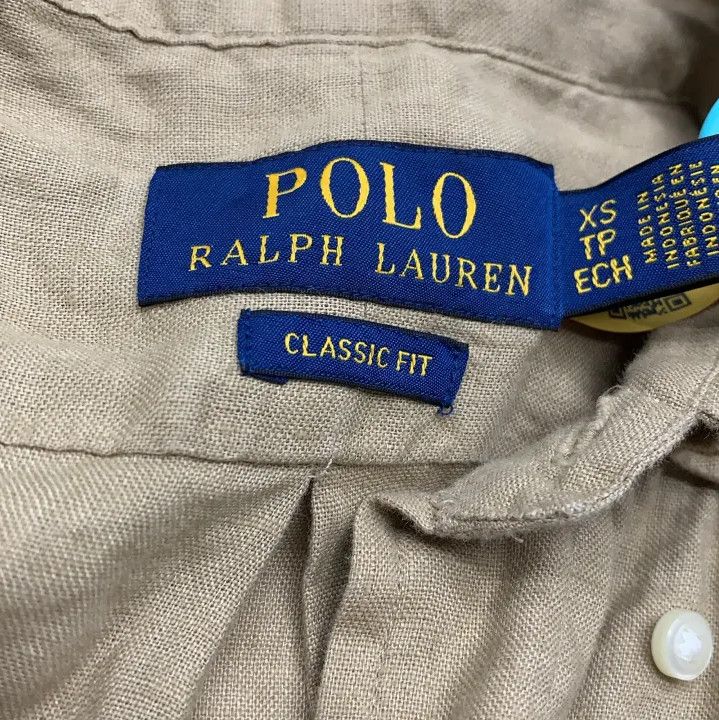 Polo Ralph Lauren Polo Ralph Lauren Pony Logo Linen Long-Sleeve Shirt Size US XS / EU 42 / 0 - 2 Thumbnail