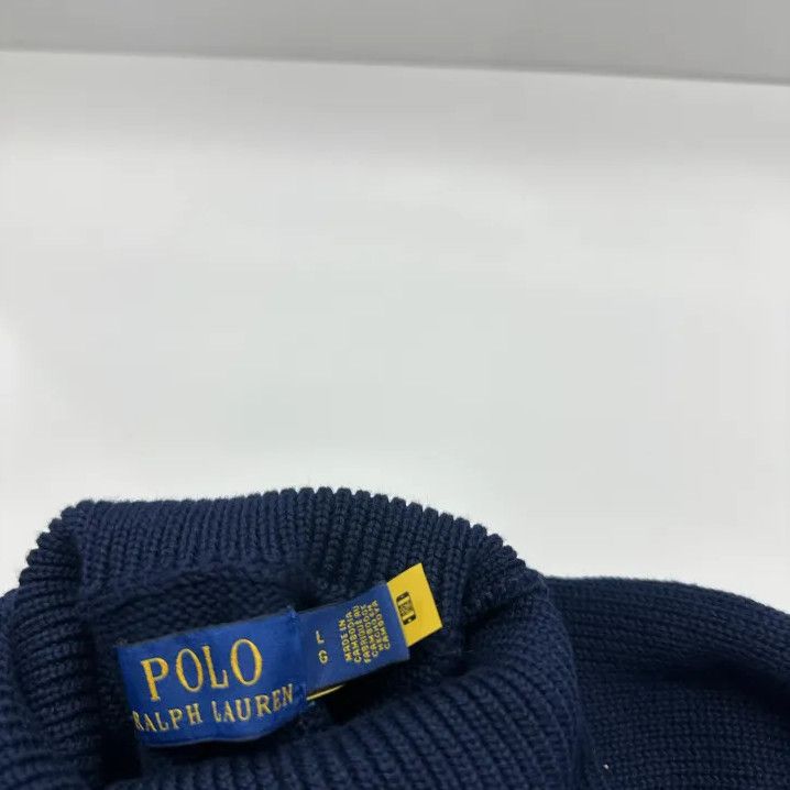 Polo Ralph Lauren Polo Ralph Lauren Solid Pony Embroidery Turtleneck Knit Sweater Size US L / EU 52-54 / 3 - 5 Thumbnail