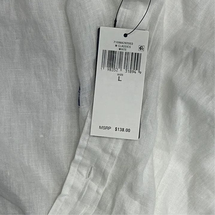 Polo Ralph Lauren Polo Ralph Lauren Logo Embroidery Linen Shirt Size US L / EU 52-54 / 3 - 3 Thumbnail