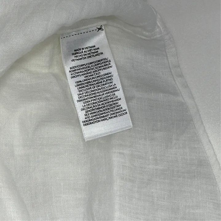 Polo Ralph Lauren Polo Ralph Lauren SS23 Logo Embroidered Linen Shirt Size US L / EU 52-54 / 3 - 4 Thumbnail