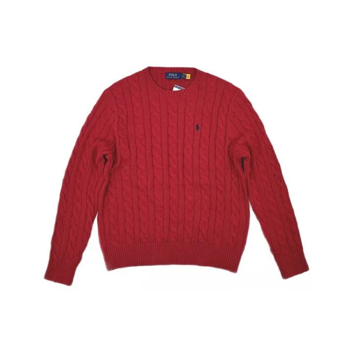 Polo Ralph Lauren Polo Ralph Lauren SS23 Cable Knit Logo Sweater Size US L / EU 52-54 / 3 - 2 Thumbnail