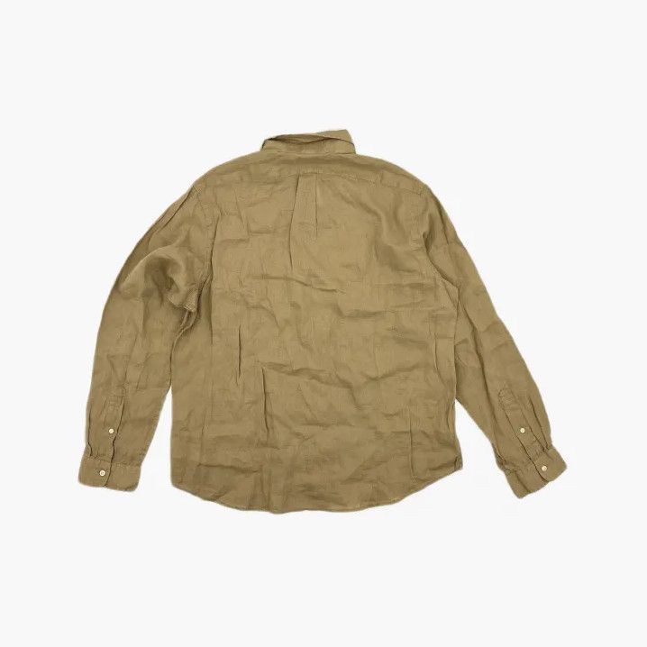 Polo Ralph Lauren Polo Ralph Lauren SS23 Linen Lapel Long-Sleeve Shirt Size US XL / EU 56 / 4 - 3 Thumbnail