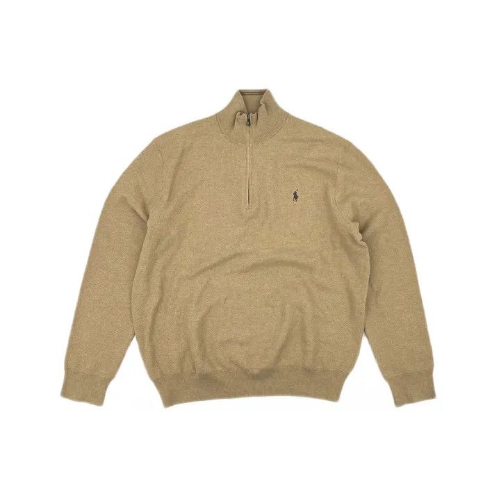 Polo Ralph Lauren Polo Ralph Lauren FW23 Logo Quarter-Zip Long Sleeve Knit Size US XL / EU 56 / 4 - 2 Thumbnail