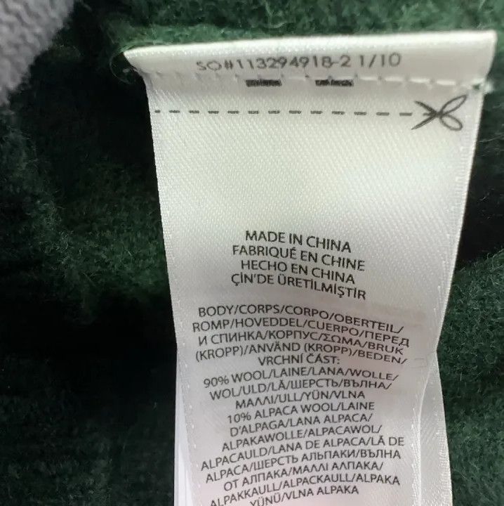 Polo Ralph Lauren Polo Ralph Lauren Men's Green Pony Embroidered Sweater Size US S / EU 44-46 / 1 - 6 Thumbnail