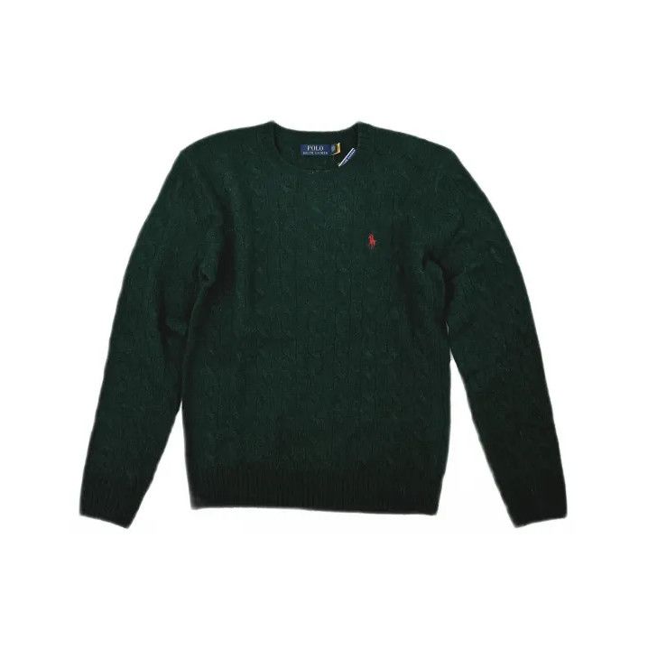 Polo Ralph Lauren Polo Ralph Lauren Men's Green Pony Embroidered Sweater Size US S / EU 44-46 / 1 - 2 Thumbnail