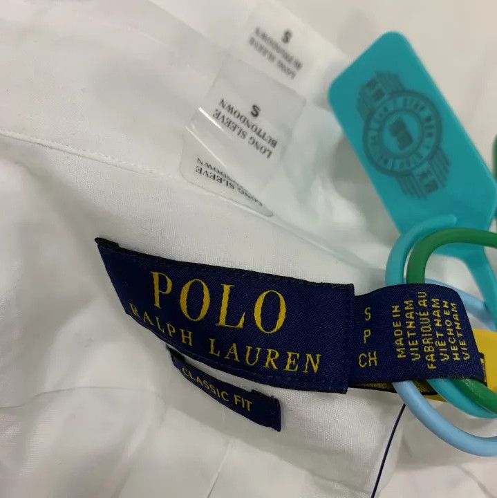 Polo Ralph Lauren Polo Ralph Lauren FW21 Logo Embroidered Oxford Long Sleeve Shirt Size US S / EU 44-46 / 1 - 2 Thumbnail