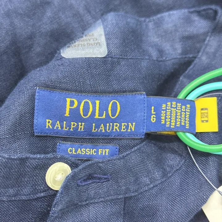 Polo Ralph Lauren Polo Ralph Lauren Slim Linen Long-Sleeve Shirt Size US L / EU 52-54 / 3 - 2 Thumbnail