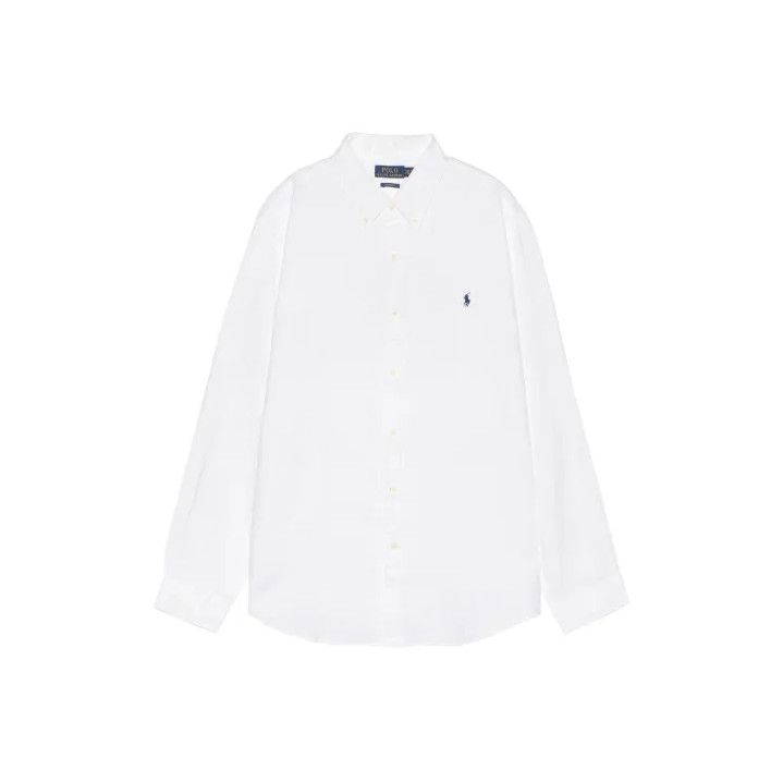 Polo Ralph Lauren Polo Ralph Lauren SS23 Logo Embroidered Linen Shirt Size US XXL / EU 58 / 5 - 2 Thumbnail