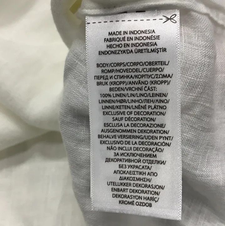 Polo Ralph Lauren Polo Ralph Lauren SS23 Logo Embroidered Linen Shirt Size US XXL / EU 58 / 5 - 6 Thumbnail