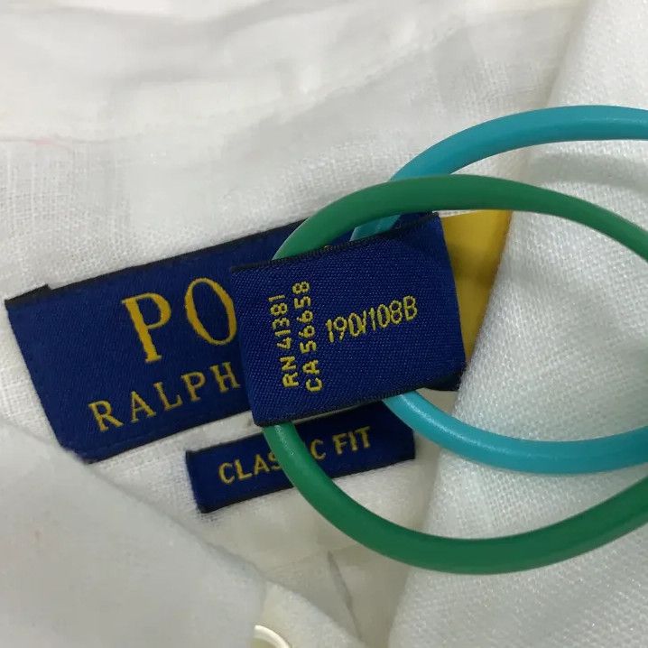 Polo Ralph Lauren Polo Ralph Lauren SS23 Logo Embroidered Linen Shirt Size US XXL / EU 58 / 5 - 5 Thumbnail