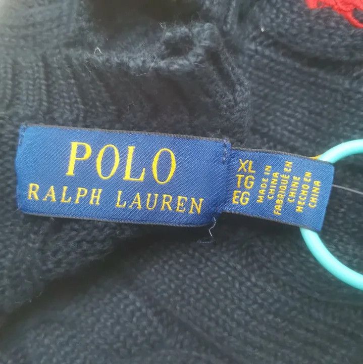 Polo Ralph Lauren Polo Ralph Lauren Men's Cable Knit Pullover Size US XL / EU 56 / 4 - 2 Thumbnail