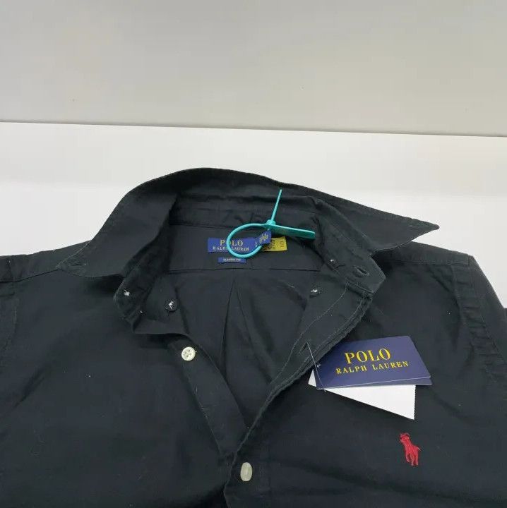 Polo Ralph Lauren Polo Ralph Lauren Classic Logo Embroidered Oxford Long Sleeve Shirt Size US L / EU 52-54 / 3 - 5 Thumbnail