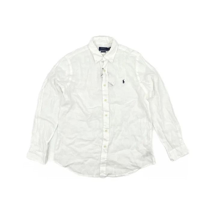Polo Ralph Lauren Polo Ralph Lauren Relaxed Linen Pony Logo Long-Sleeve Shirt Size US L / EU 52-54 / 3 - 2 Thumbnail