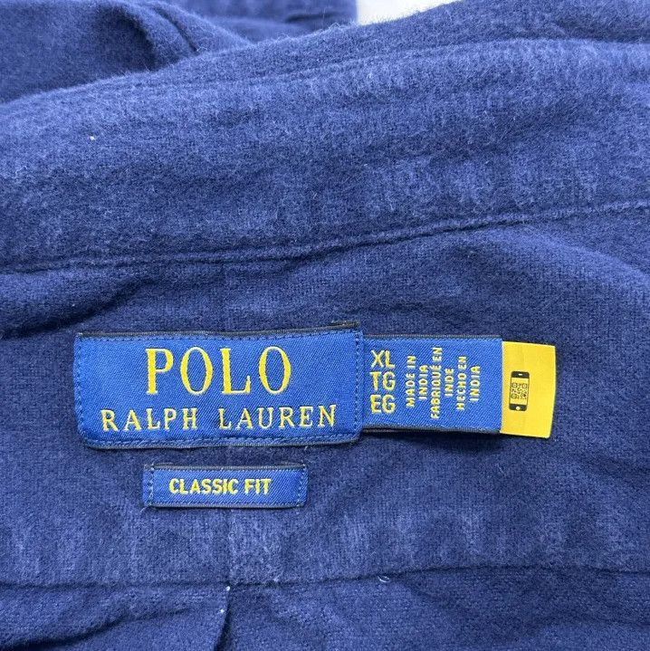 Polo Ralph Lauren Polo Ralph Lauren Logo Embroidered Long-Sleeve Shirt Size US XL / EU 56 / 4 - 4 Thumbnail