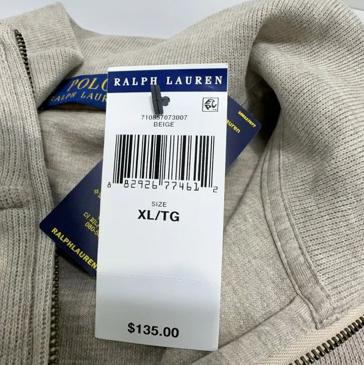 Polo Ralph Lauren Polo Ralph Lauren SS23 Half-Zip Logo Embroidered Sweatshirt Size US XL / EU 56 / 4 - 5 Thumbnail