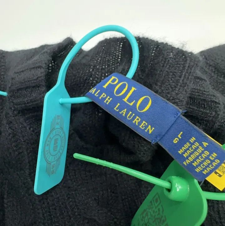Polo Ralph Lauren Polo Ralph Lauren FW22 Cable-Knit Logo Wool Sweater Size US L / EU 52-54 / 3 - 3 Thumbnail