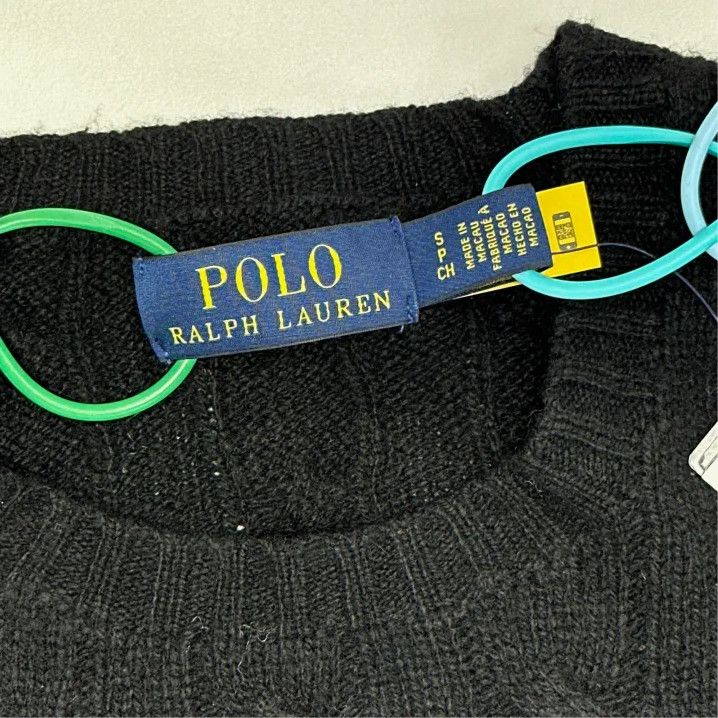 Polo Ralph Lauren Polo Ralph Lauren Men's Logo Embroidered Wool Sweater Size US S / EU 44-46 / 1 - 2 Thumbnail