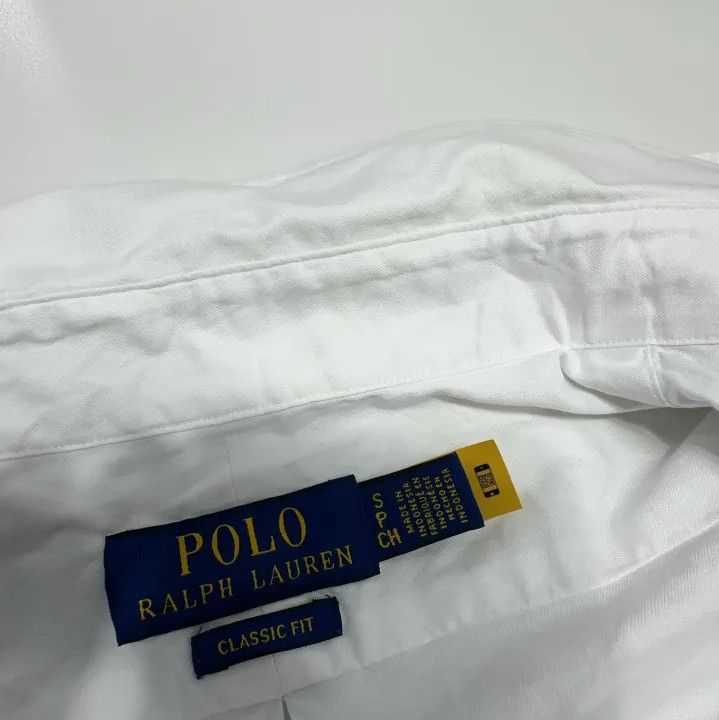 Polo Ralph Lauren Polo Ralph Lauren FW21 Logo Embroidered Oxford Shirt Size US S / EU 44-46 / 1 - 4 Thumbnail