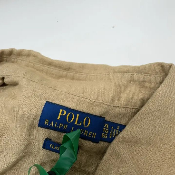 Polo Ralph Lauren Polo Ralph Lauren Linen Pony Logo Long-Sleeve Shirt Size US XL / EU 56 / 4 - 5 Thumbnail