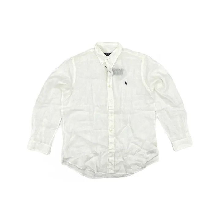 Polo Ralph Lauren Polo Ralph Lauren Pony Logo Linen Long Sleeve Shirt Size US L / EU 52-54 / 3 - 2 Thumbnail
