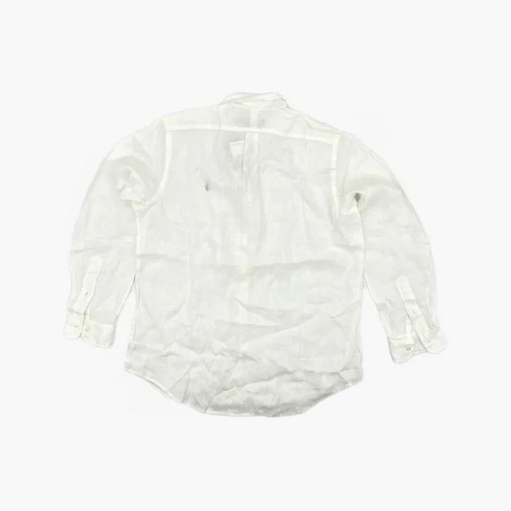 Polo Ralph Lauren Polo Ralph Lauren Pony Logo Linen Long Sleeve Shirt Size US L / EU 52-54 / 3 - 3 Thumbnail
