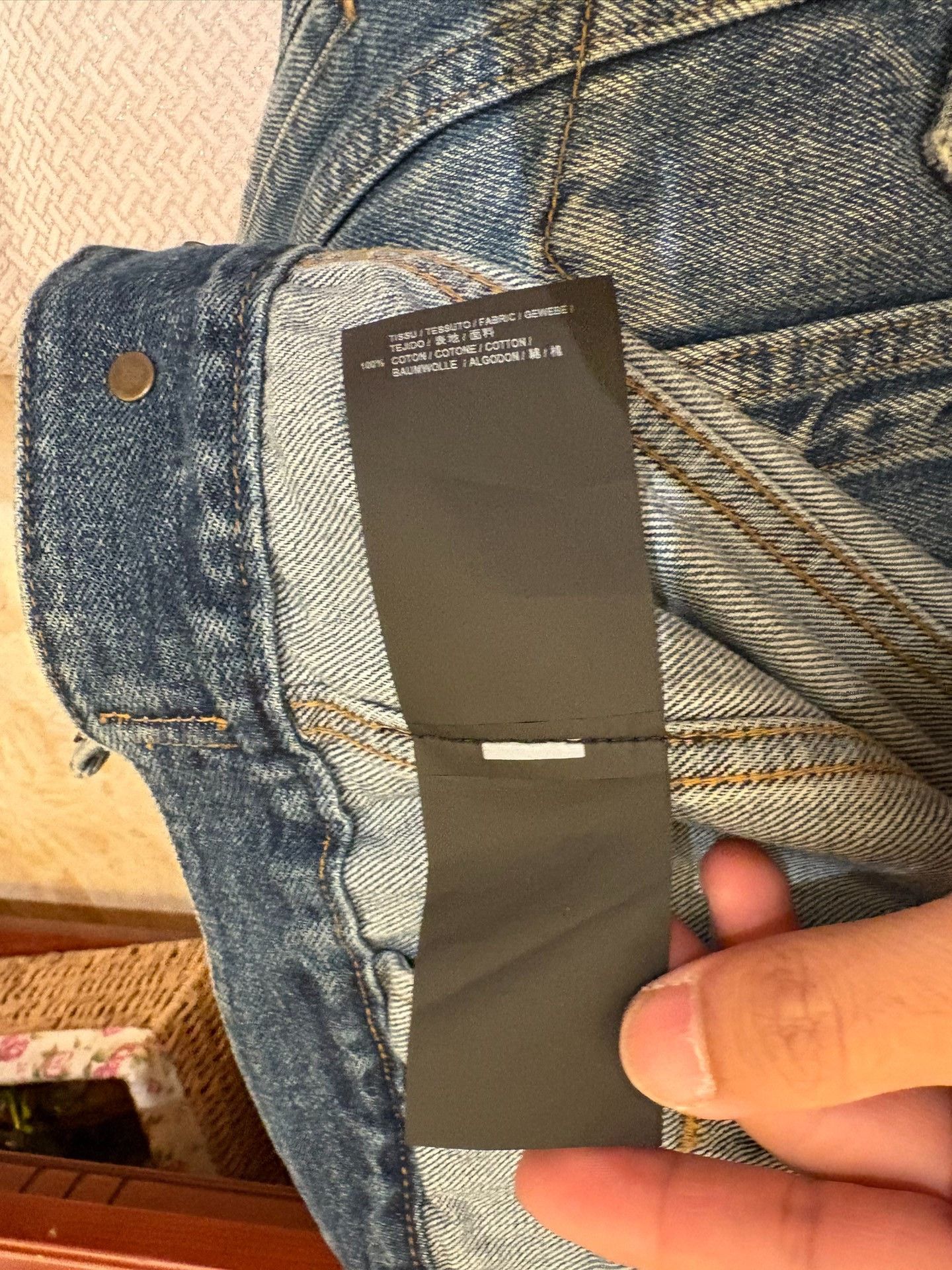 Saint Laurent Paris Saint Laurent Hedi Slimane 2015 Denim Jacket Size US M / EU 48-50 / 2 - 3 Thumbnail