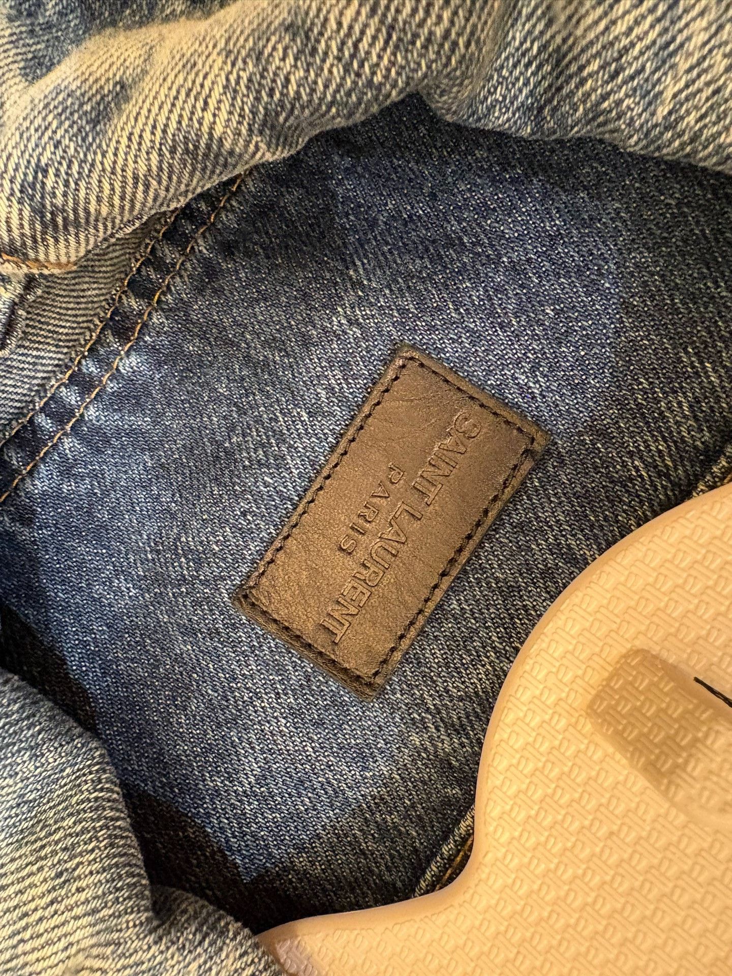 Saint Laurent Paris Saint Laurent Hedi Slimane 2015 Denim Jacket Size US M / EU 48-50 / 2 - 6 Thumbnail