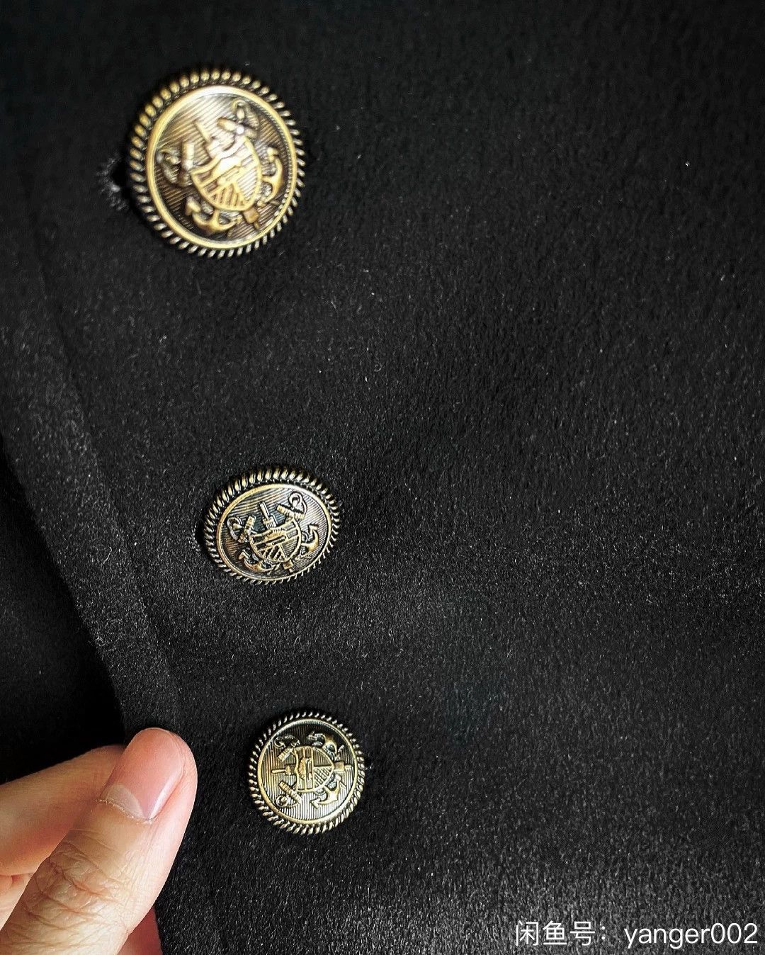 Saint Laurent Paris Saint Laurent Men's Double-Breasted Coat Size US M / EU 48-50 / 2 - 3 Thumbnail