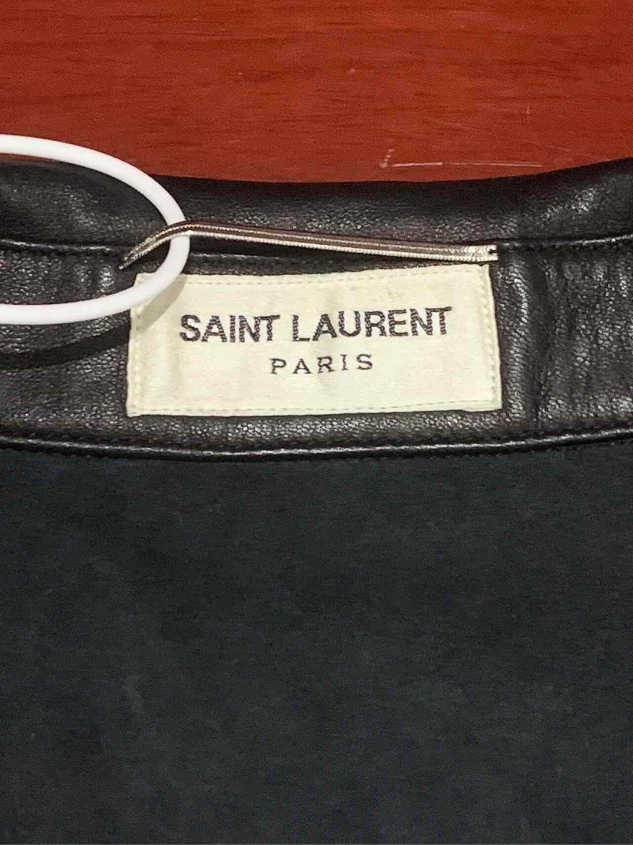 Saint Laurent Paris Saint Laurent Lace-Up Front Leather Jacket Size US M / EU 48-50 / 2 - 5 Thumbnail